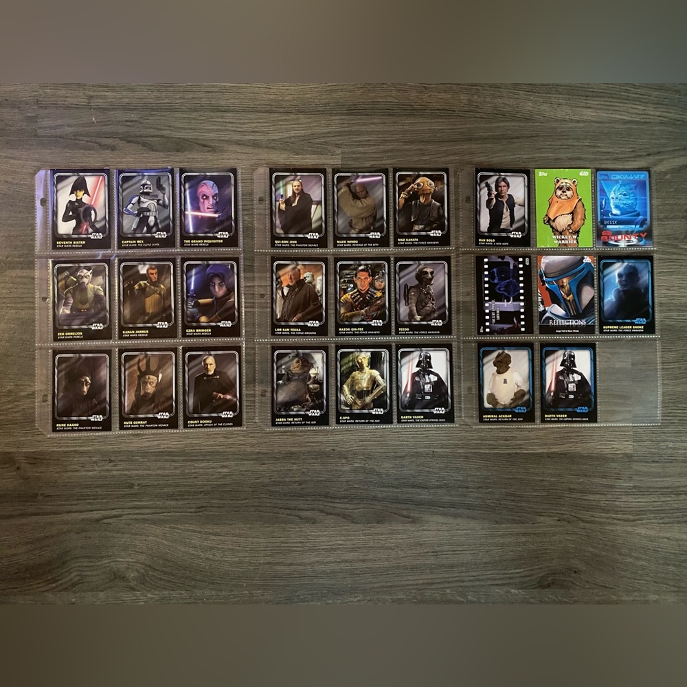 2016 Star Wars Trader Card Collection * Incomplete *